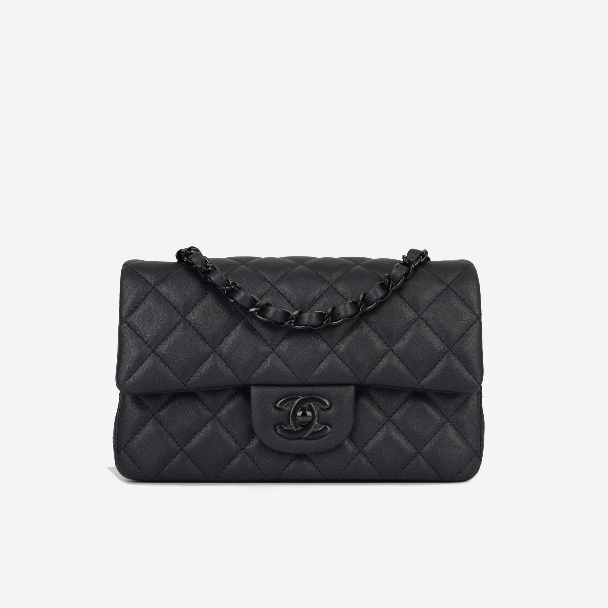 Chanel Mini Rectangular So Black