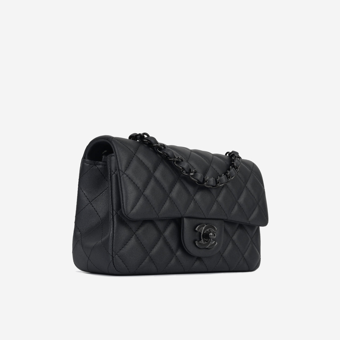 Chanel Mini Rectangular So Black