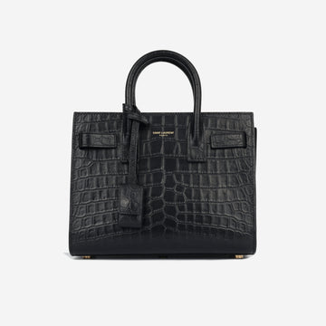 Yves Saint Laurent Nano Sac de Jour - Black Croc