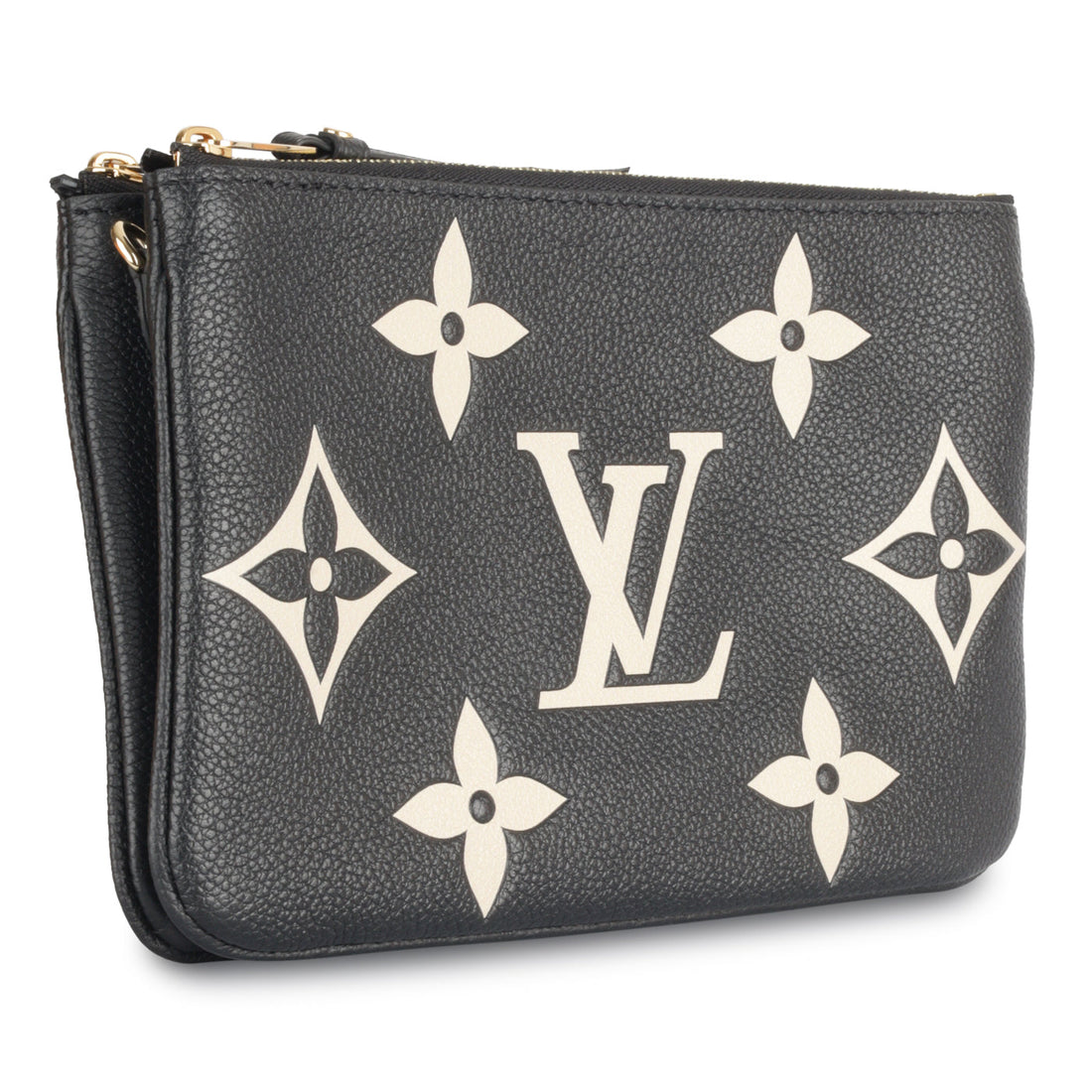 Louis Vuitton Pochette Double Zip Bicolour Empreinte