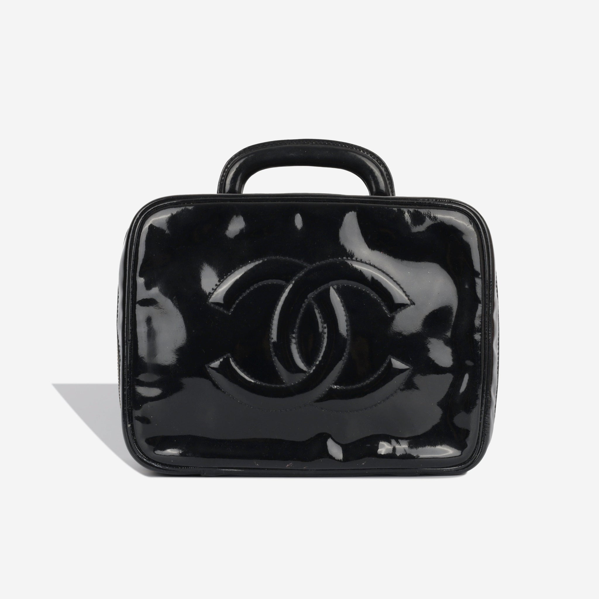 Chanel Vintage Zip Around Vanity Case