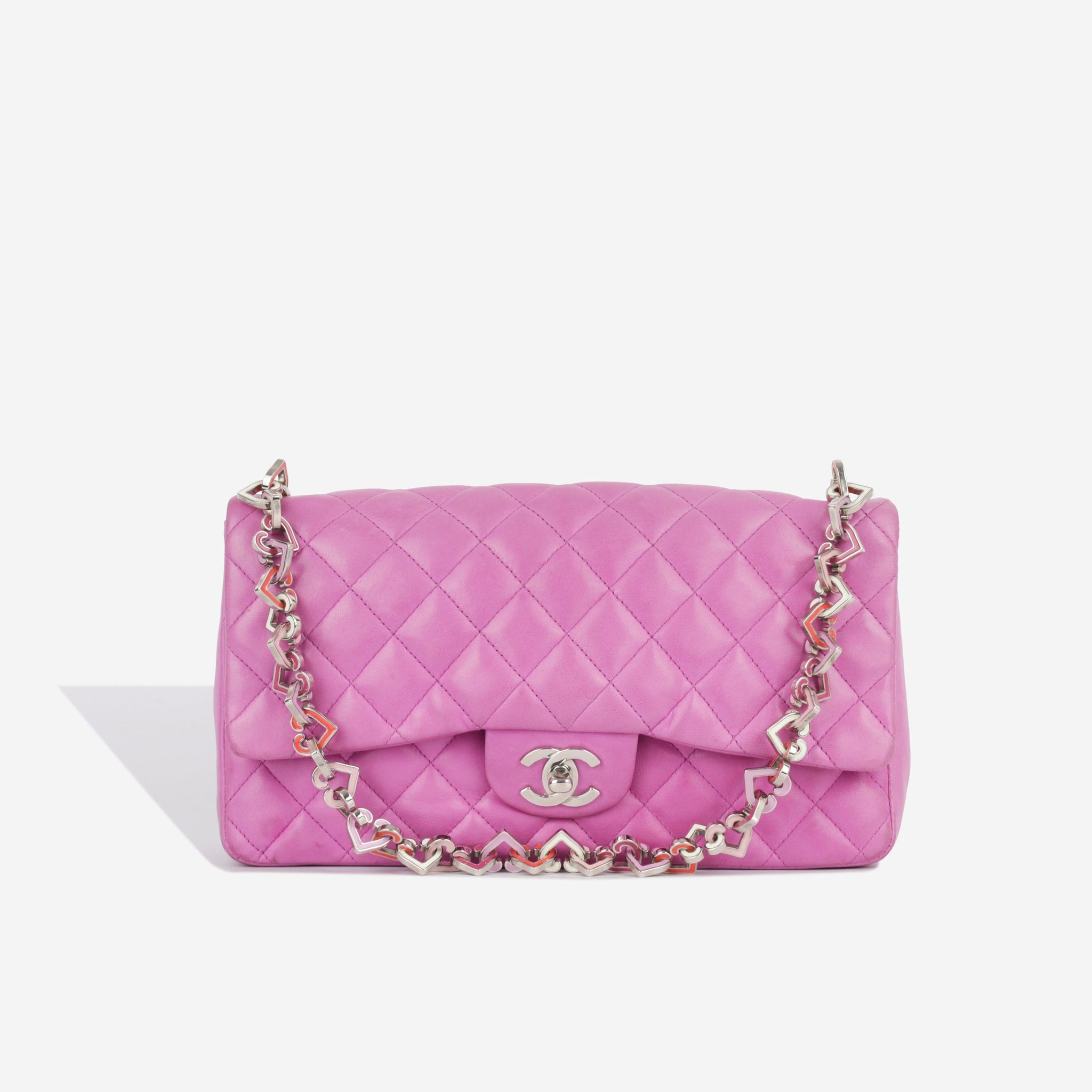 Chanel Valentine flap Bag Purple