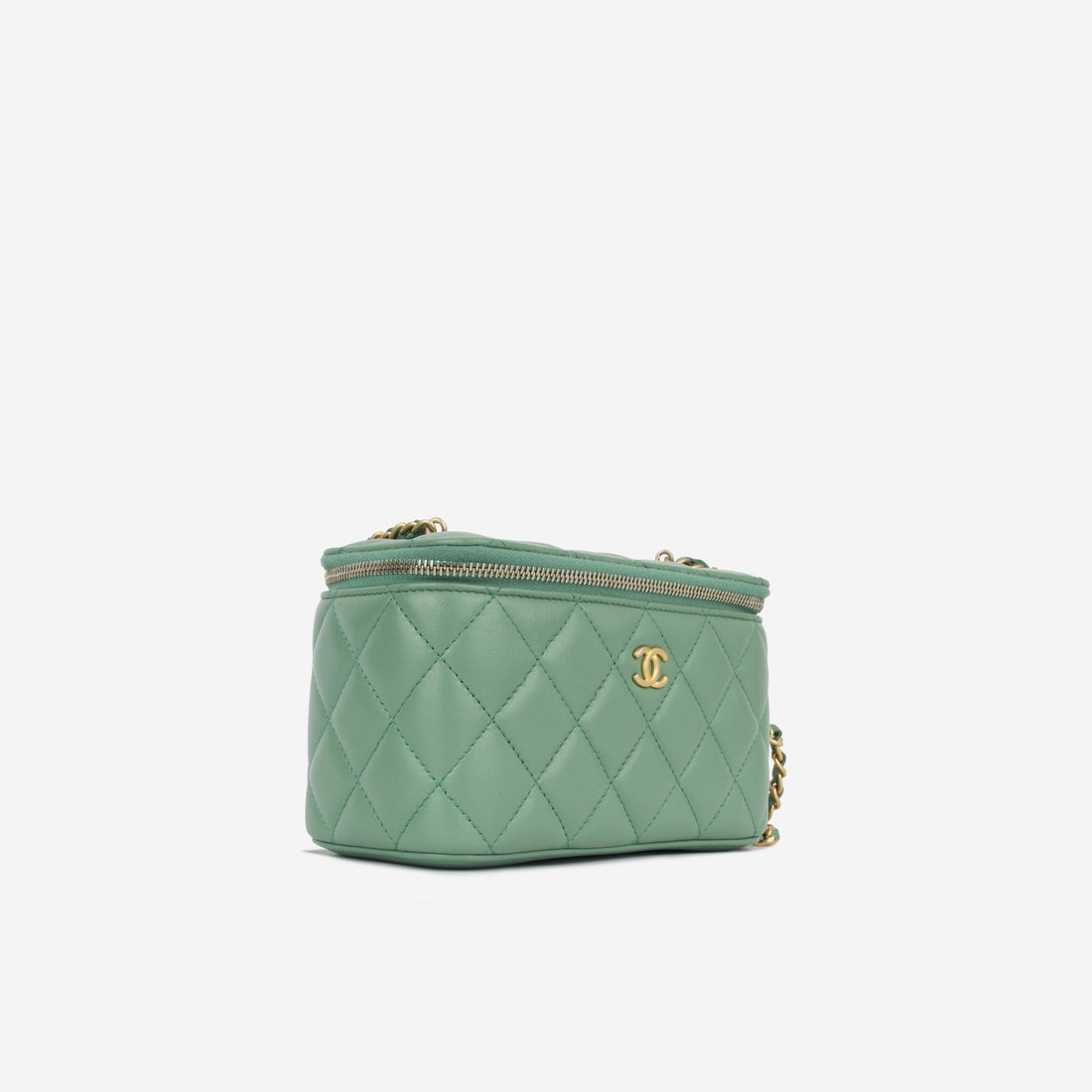 Chanel Small Vanity on Chain Pearl Crush