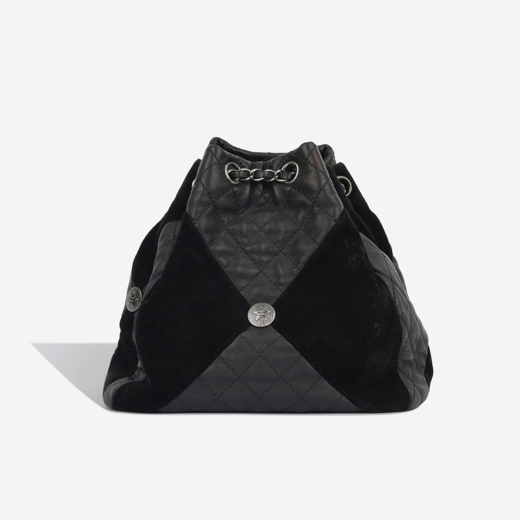 Chanel Goatskin and Suede Bucket Bag