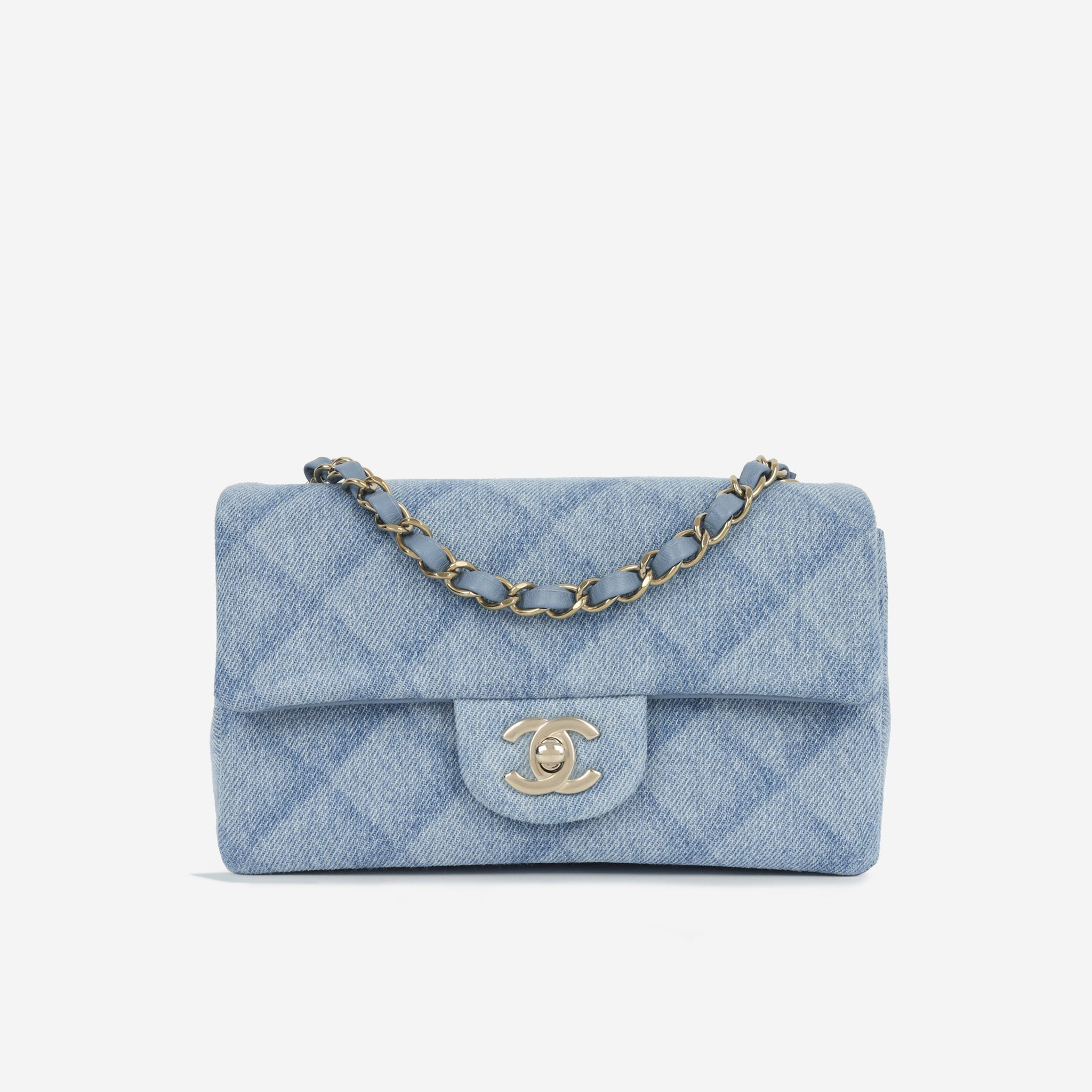 Chanel Mini Rectangular Light Denim