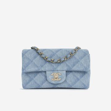 Chanel Mini Rectangular Light Denim