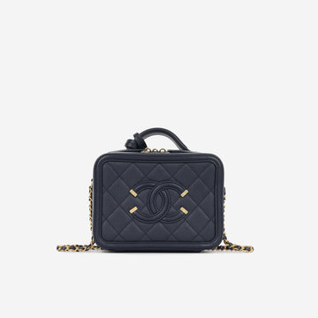 Chanel Filigree CC Vanity Case Small