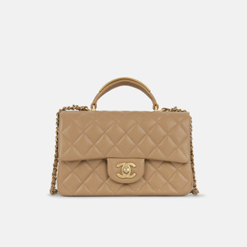 Chanel Mini Rectangular Plaque Top Handle