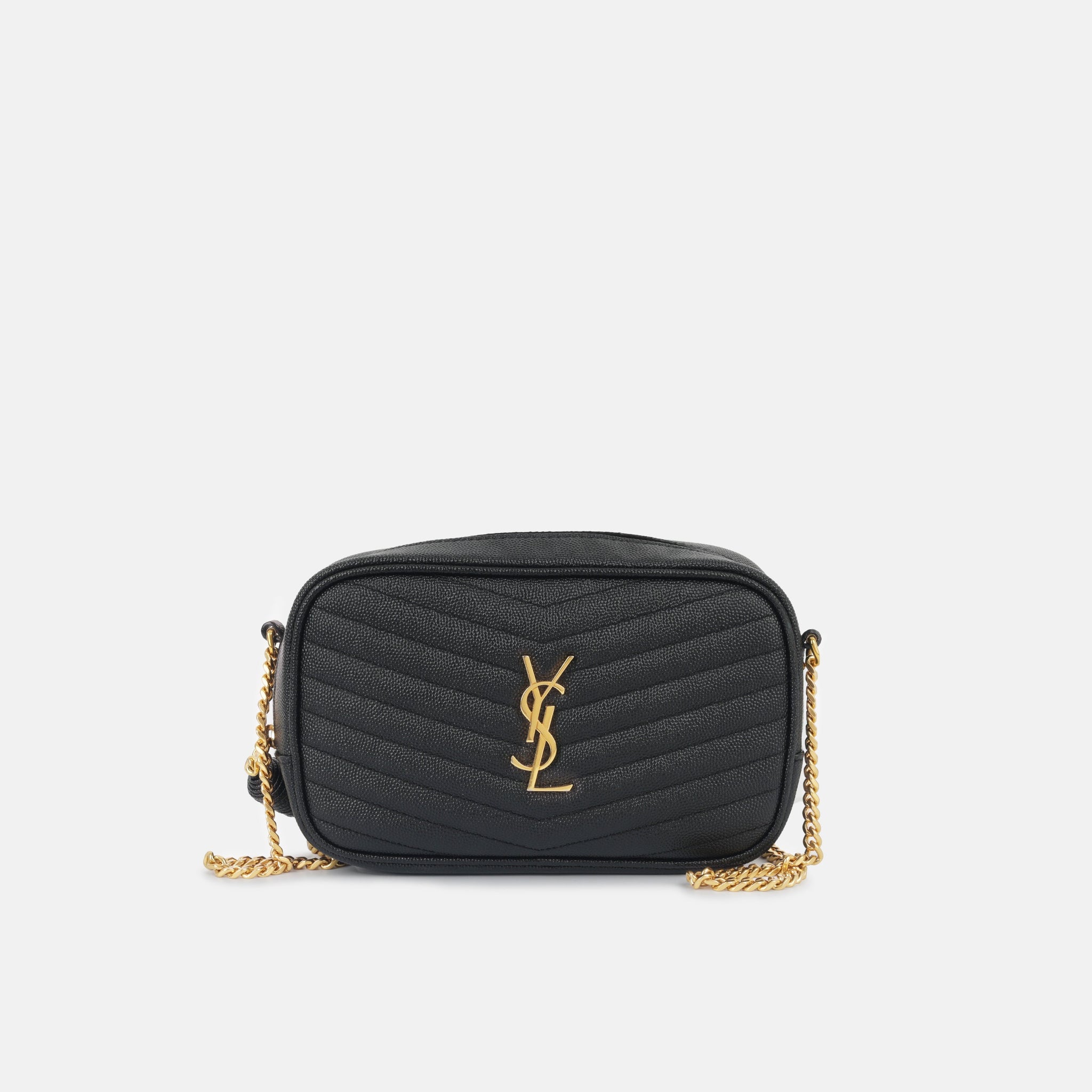 Yves Saint Laurent Mini Lou - Black