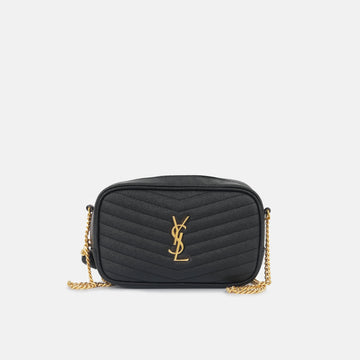 Yves Saint Laurent Mini Lou - Black