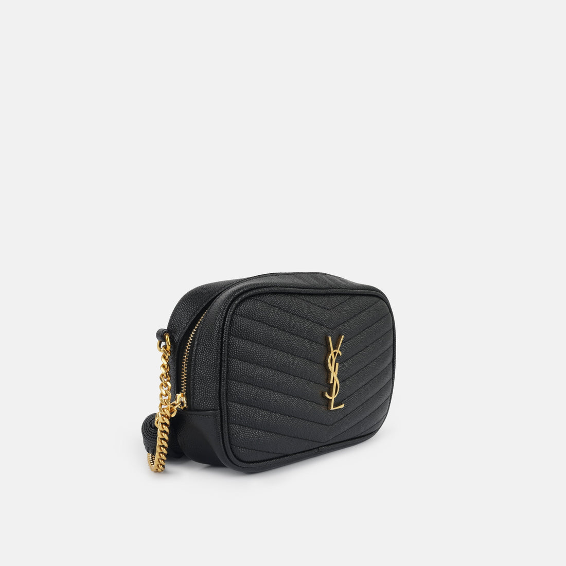 Yves Saint Laurent Mini Lou - Black