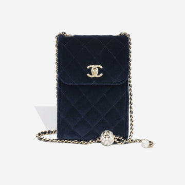Chanel Vertical Clutch on Chain