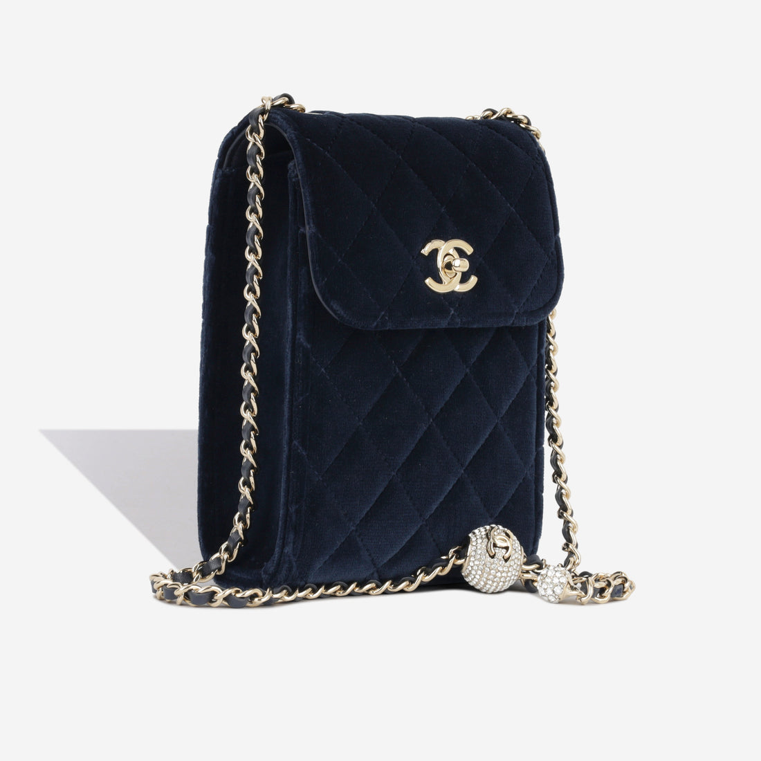 Chanel Vertical Clutch on Chain