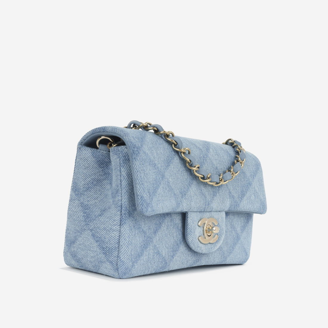 Chanel Mini Rectangular Light Denim