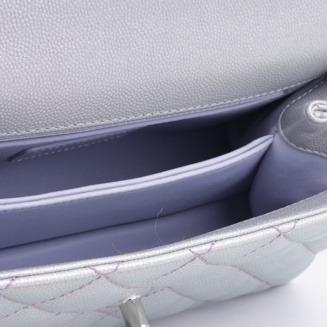 Chanel Small Coco Handle Purple Iridescent