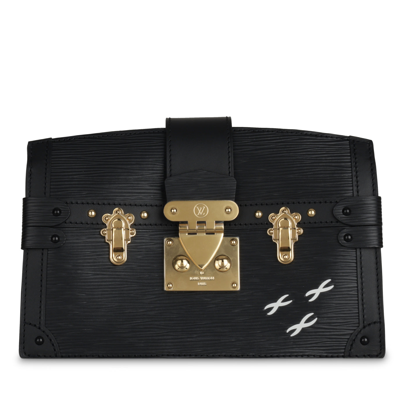 Louis Vuitton Trunk Clutch Black Epi