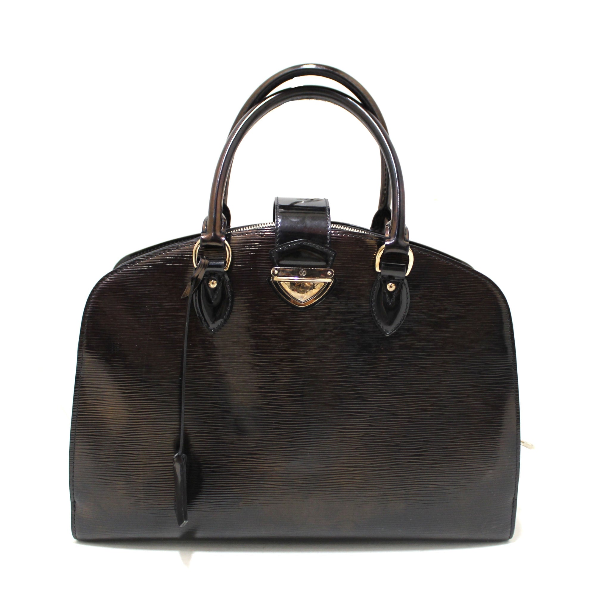 Louis Vuitton Black Electric Epi Leather Pont-Neuf GM Handbag