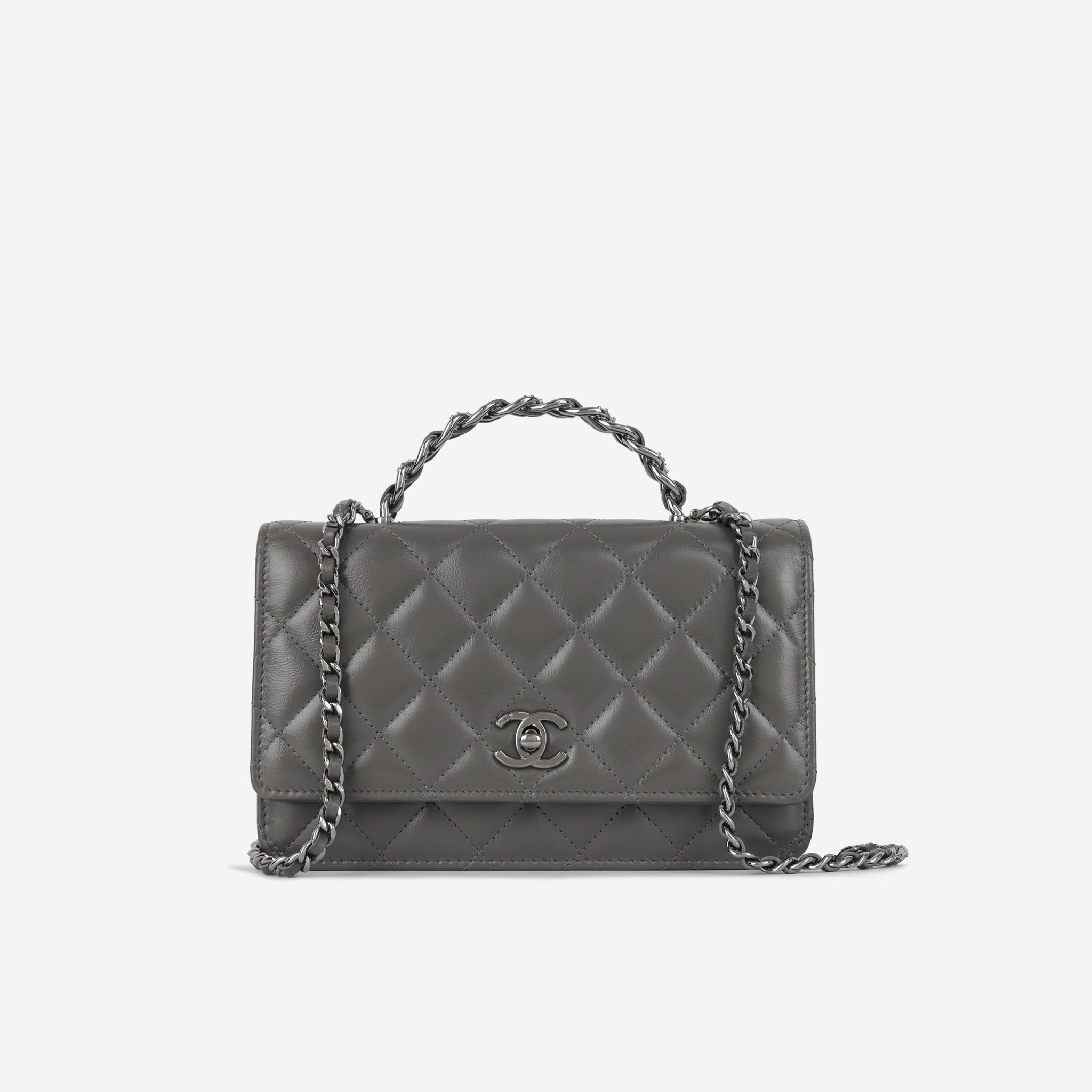 Chanel Top Handle Wallet on Chain