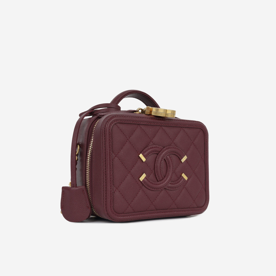 Chanel Filigree CC Vanity Case Small