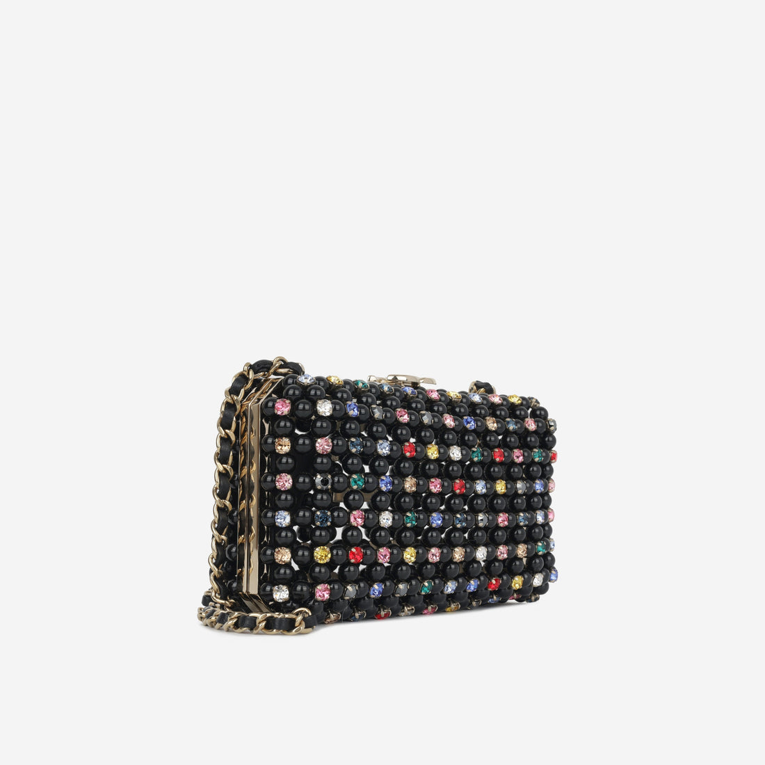Chanel Cruise 23 Glass Pearls Evening Bag