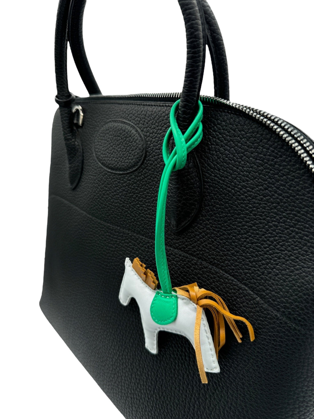 (PART 1) Bolide 35 Black Vachette Grainee Des Ardennes Handbag