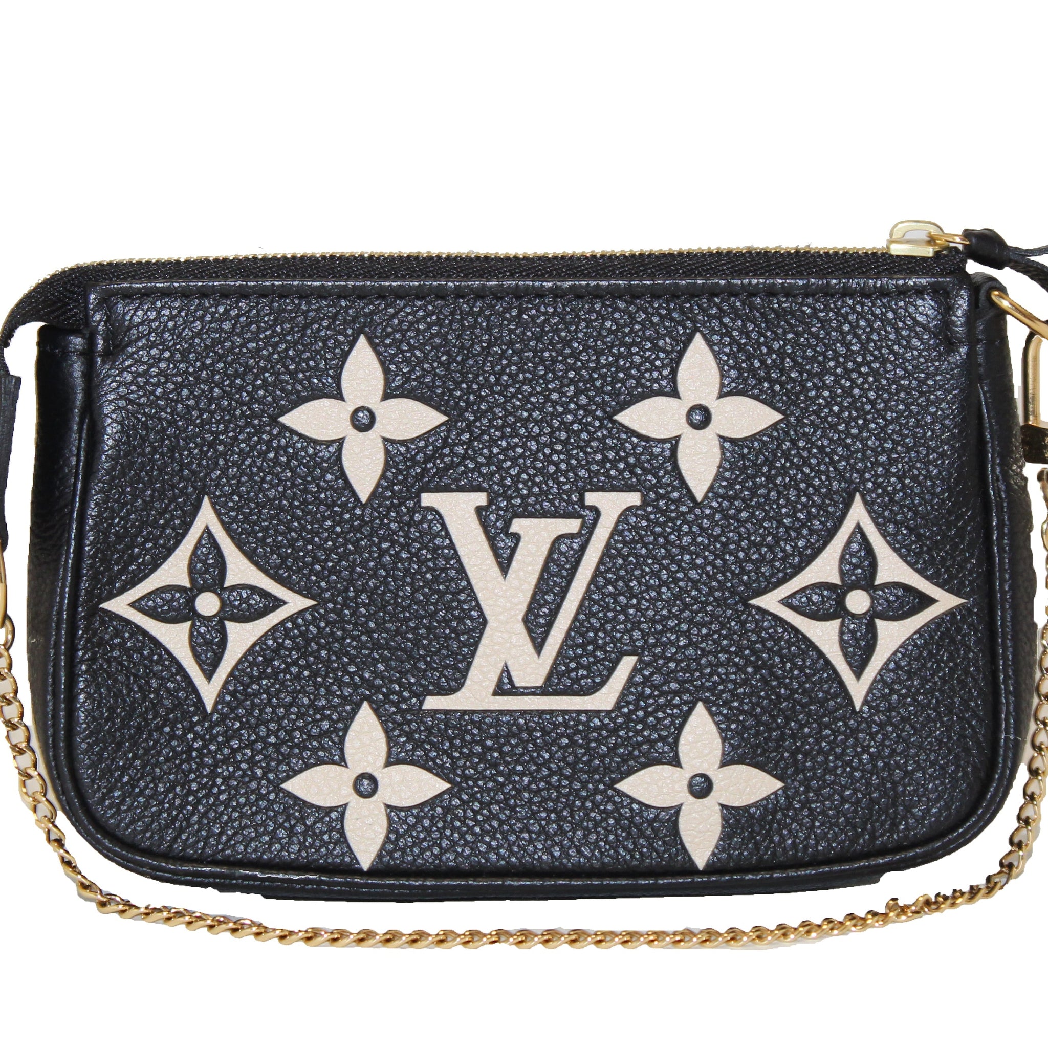 Louis Vuitton Bicolor Monogram Empreinte Leather Mini Pochette Accessoires