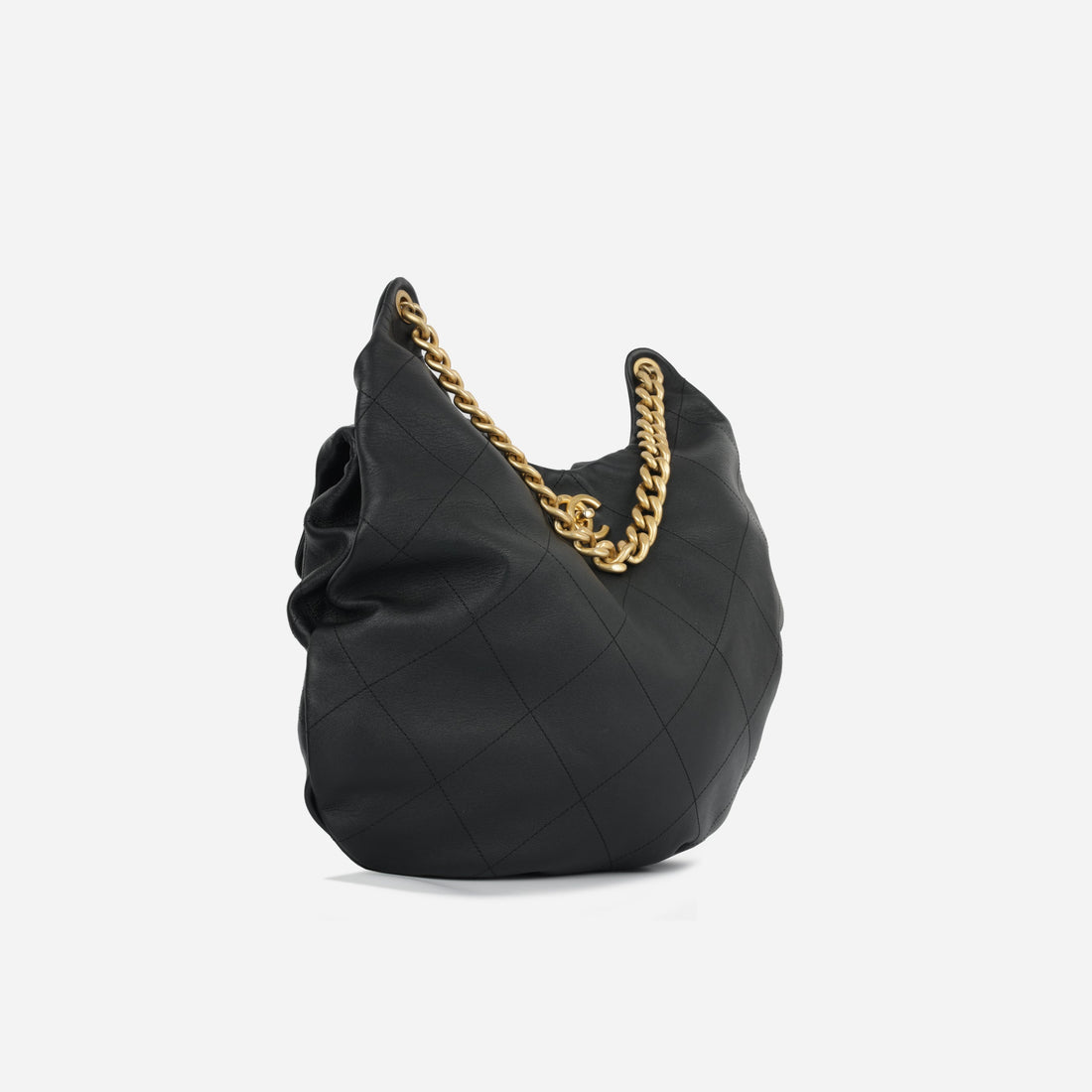 Chanel Curved Hobo Tote