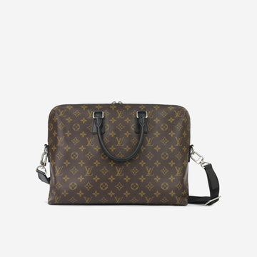 Louis Vuitton Porte Documents Monogram Macassar