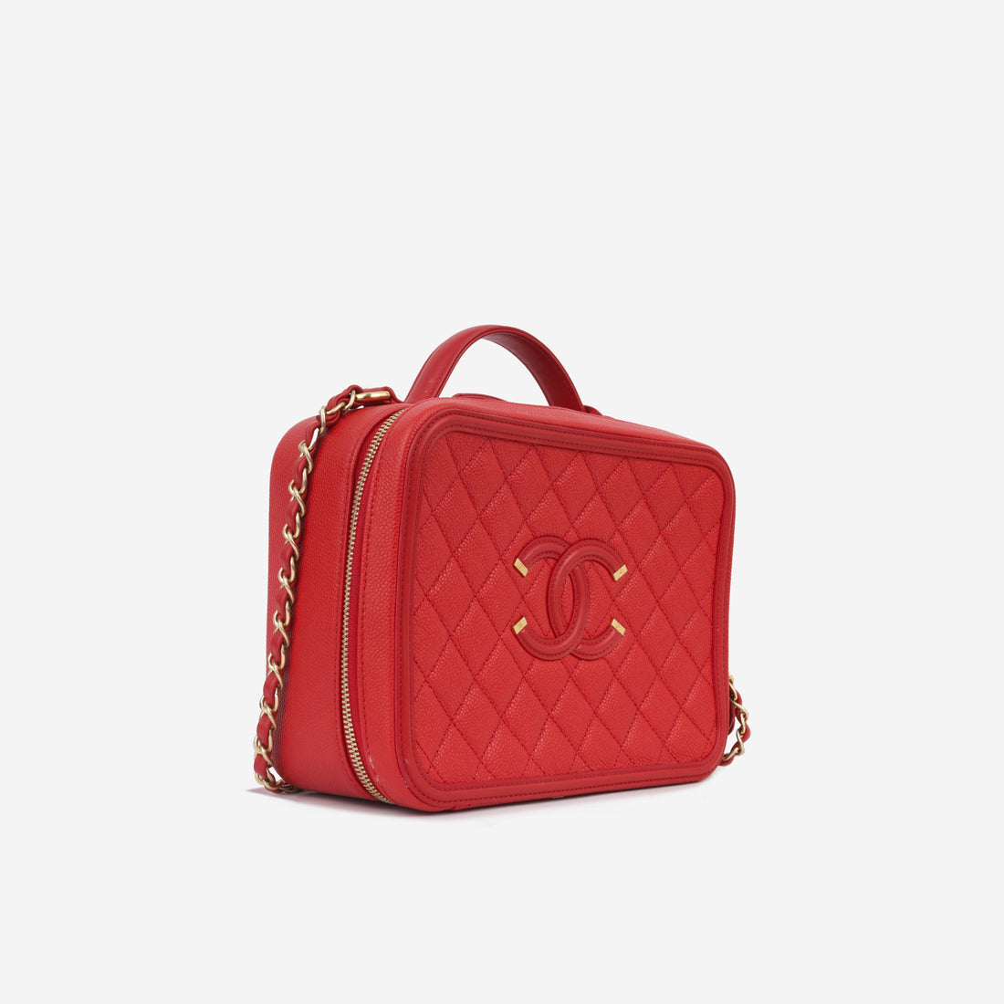 Chanel Large CC Filigree Vanity Case