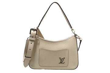 Louis Vuitton White Epi Leather Marelle Shoulder/Messenger Bag