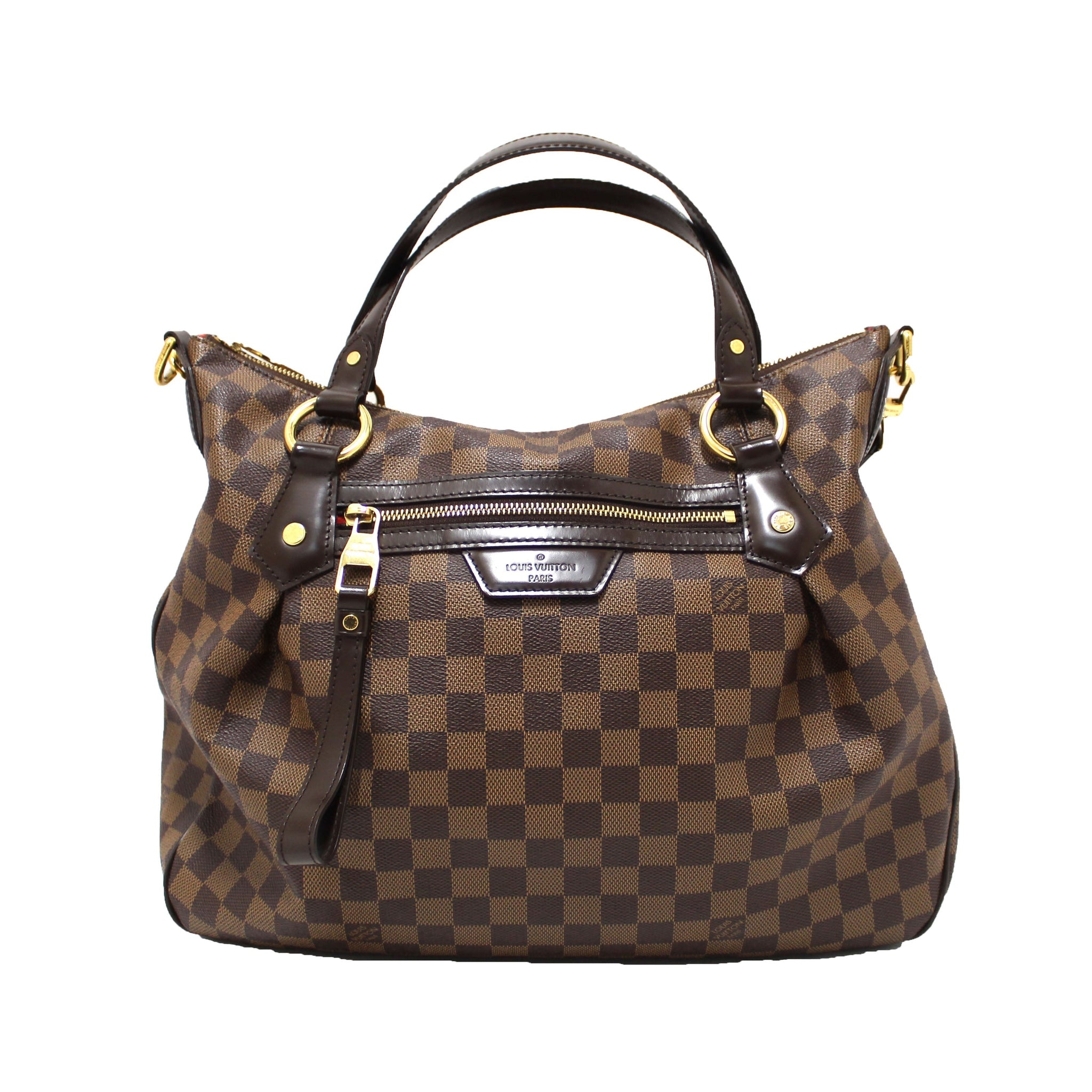 Louis Vuitton Damier Ebene Evora MM Tote Bag