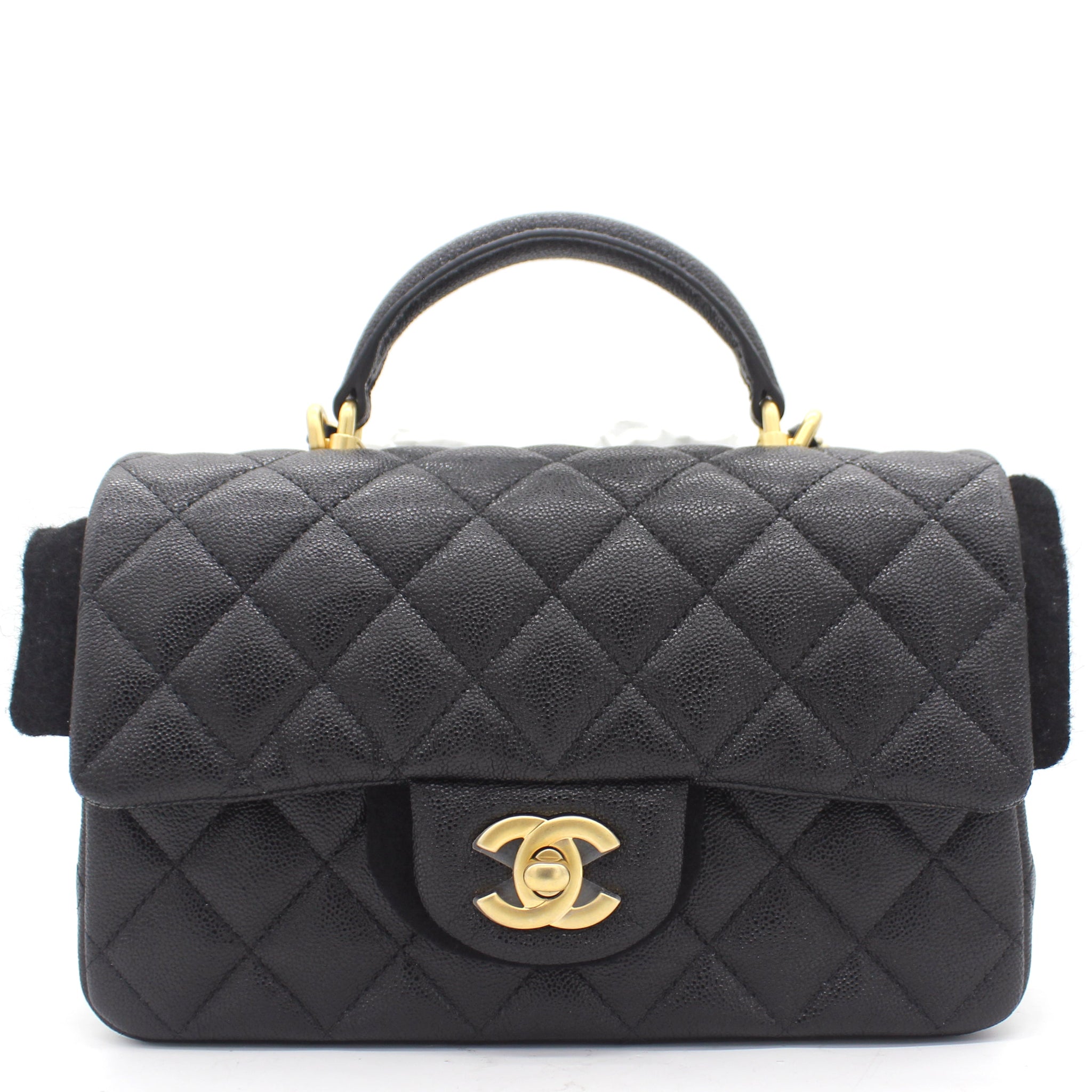Chanel Mini Flap Bag With Top Handle