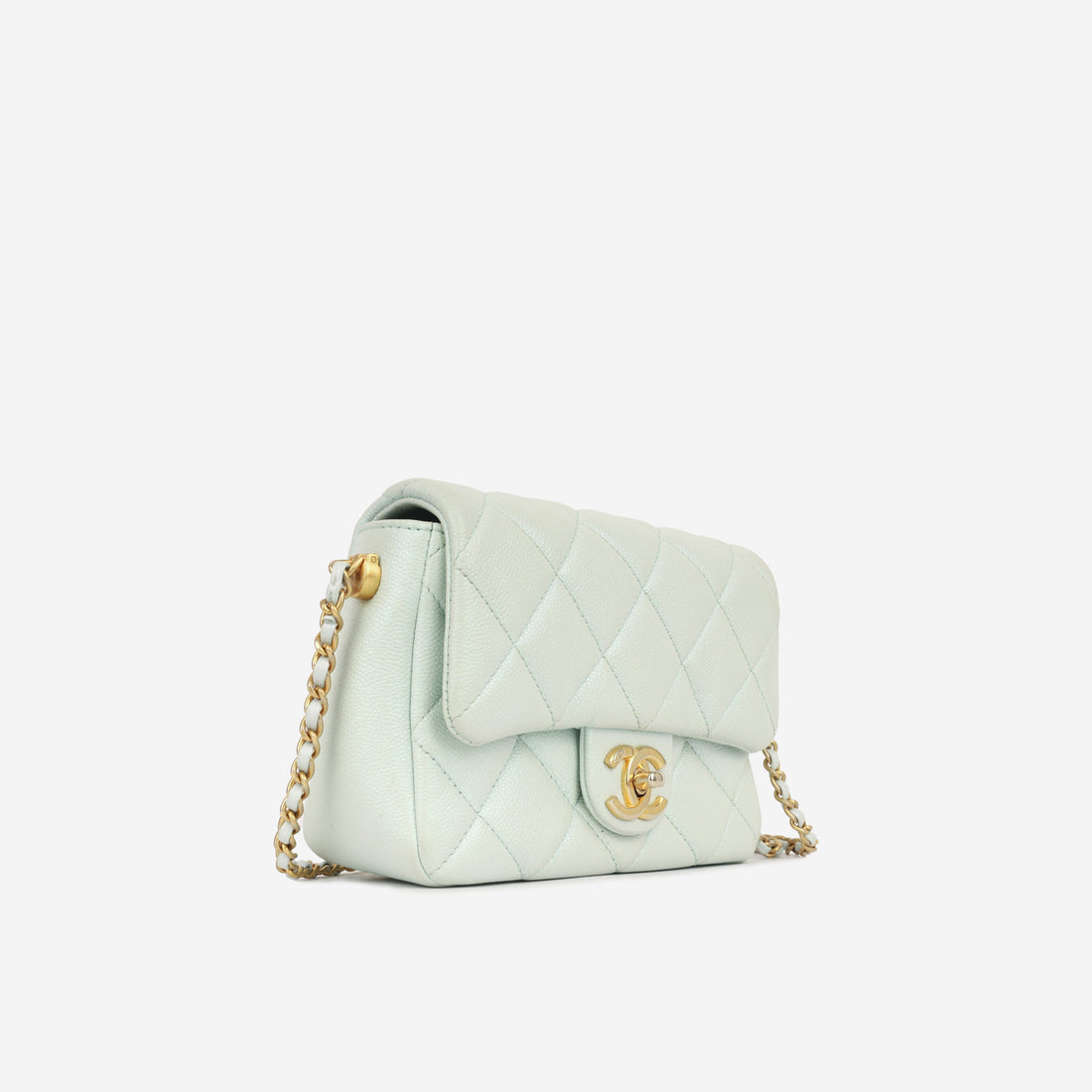 Chanel My perfect Flap Iridescent Mint