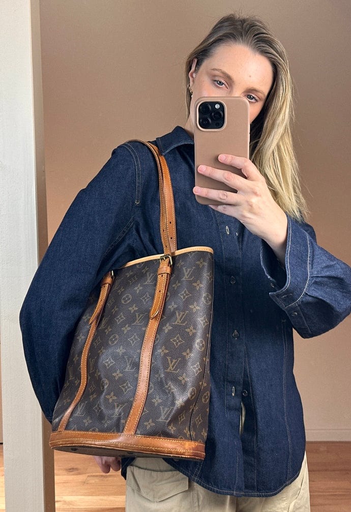 Vintage Louis Vuitton Bucket Tote Bag