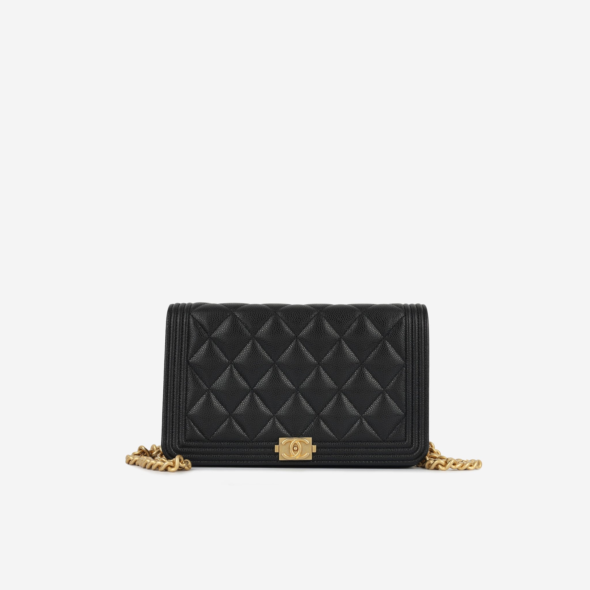 Chanel Boy WOC Black Caviar