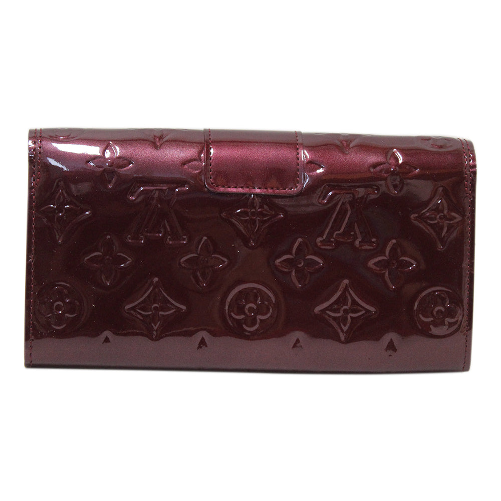 New Louis Vuitton Fauviste Vernis Noeud Bow Flap Long Wallet Clutch