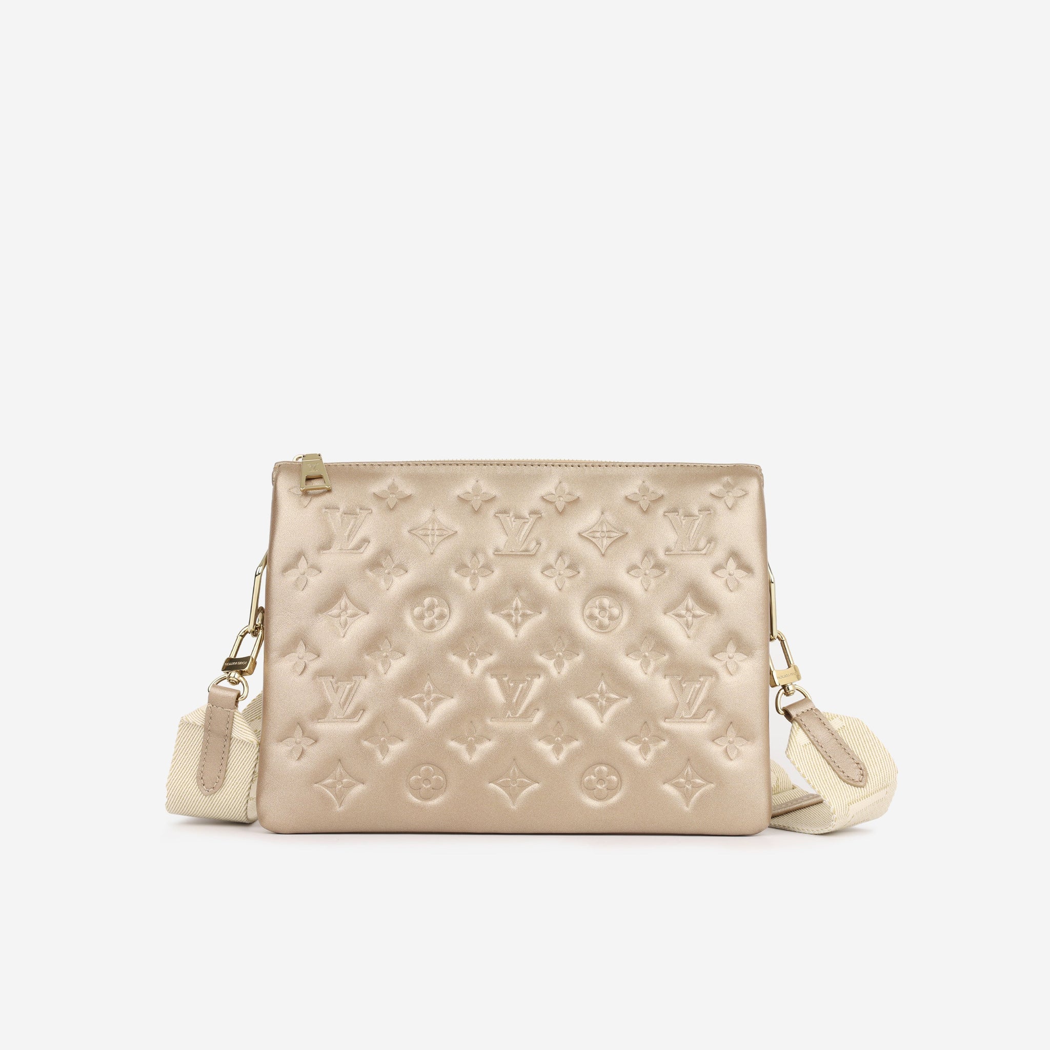 Louis Vuitton Coussin PM Rose Gold Empreinte