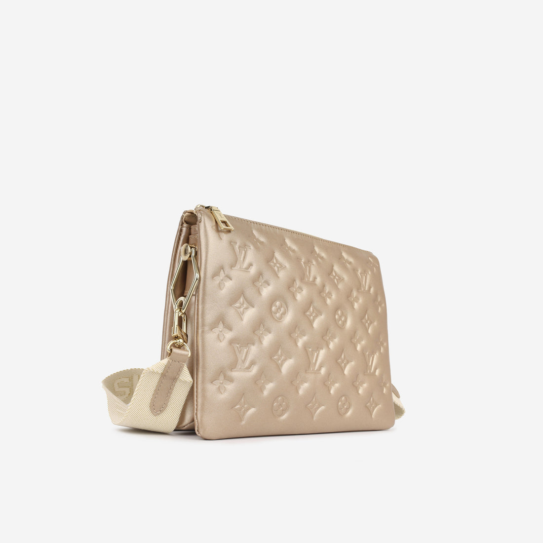 Louis Vuitton Coussin PM Rose Gold Empreinte
