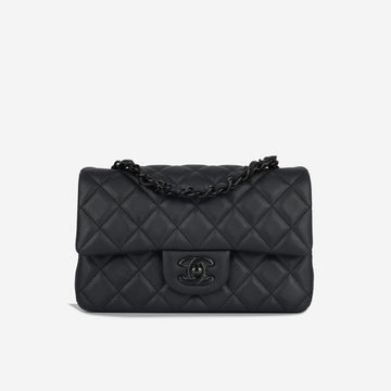Chanel Mini Rectangular So Black