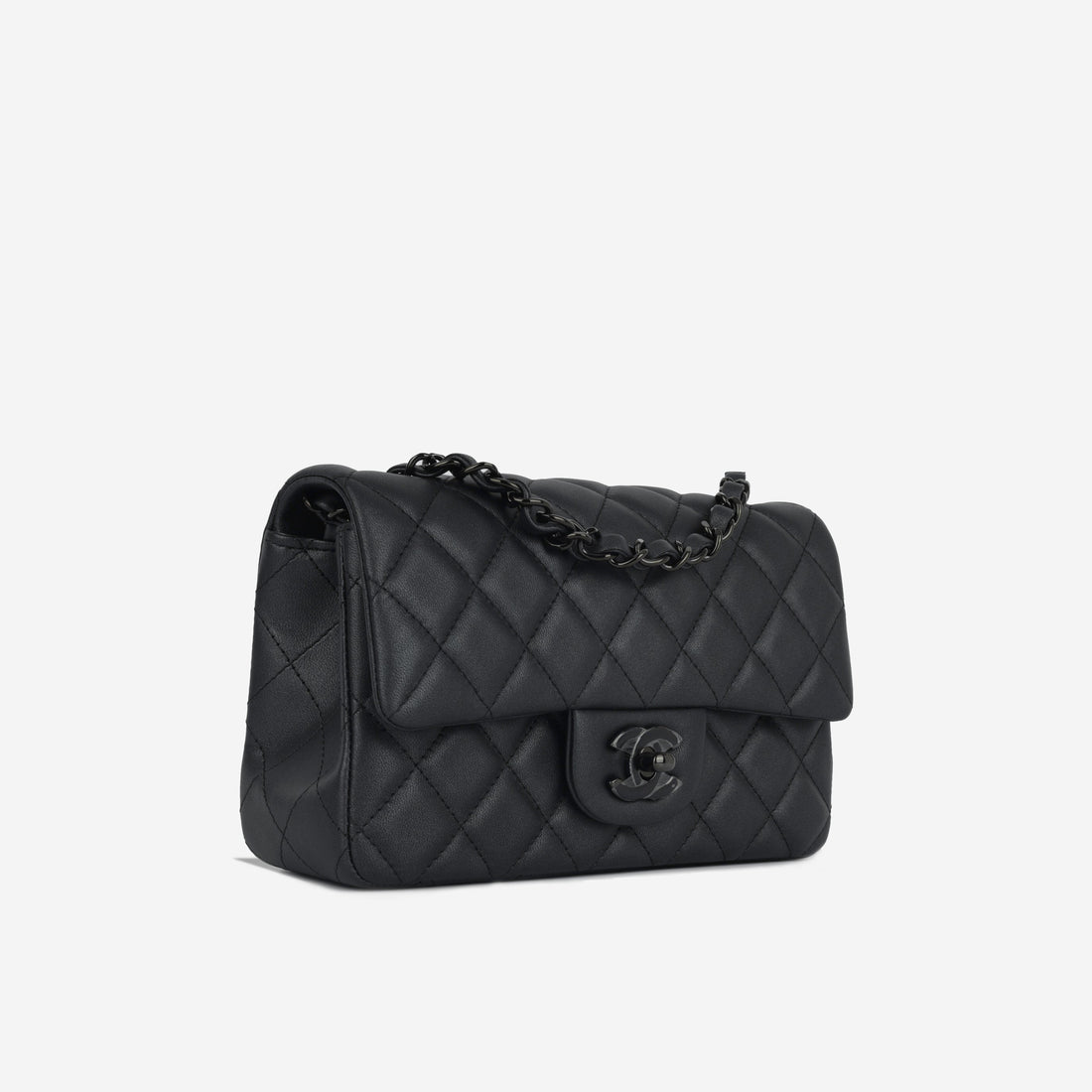 Chanel Mini Rectangular So Black