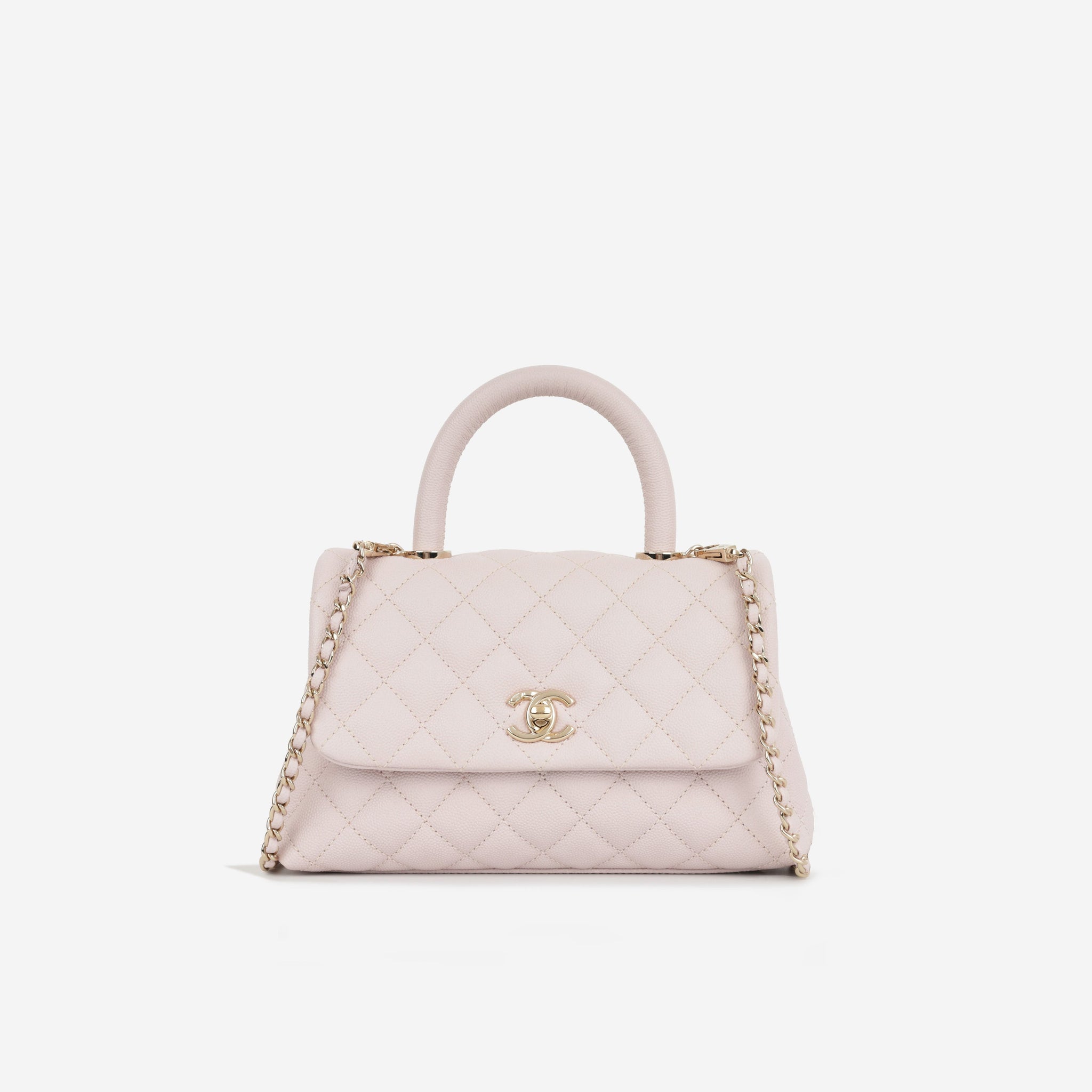 Chanel Small Coco Handle Light Pink