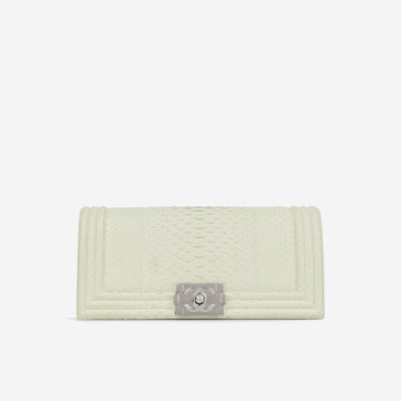 Chanel Boy Clutch Ice Green