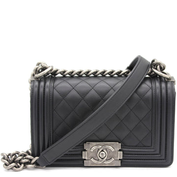 Chanel Quilted Small Boy Flap Black