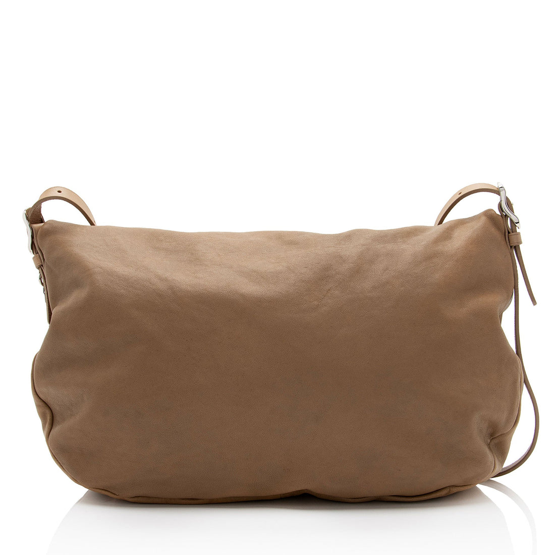 Jimmy Choo Leather Biker Saddle Chain Large Shoulder Bag