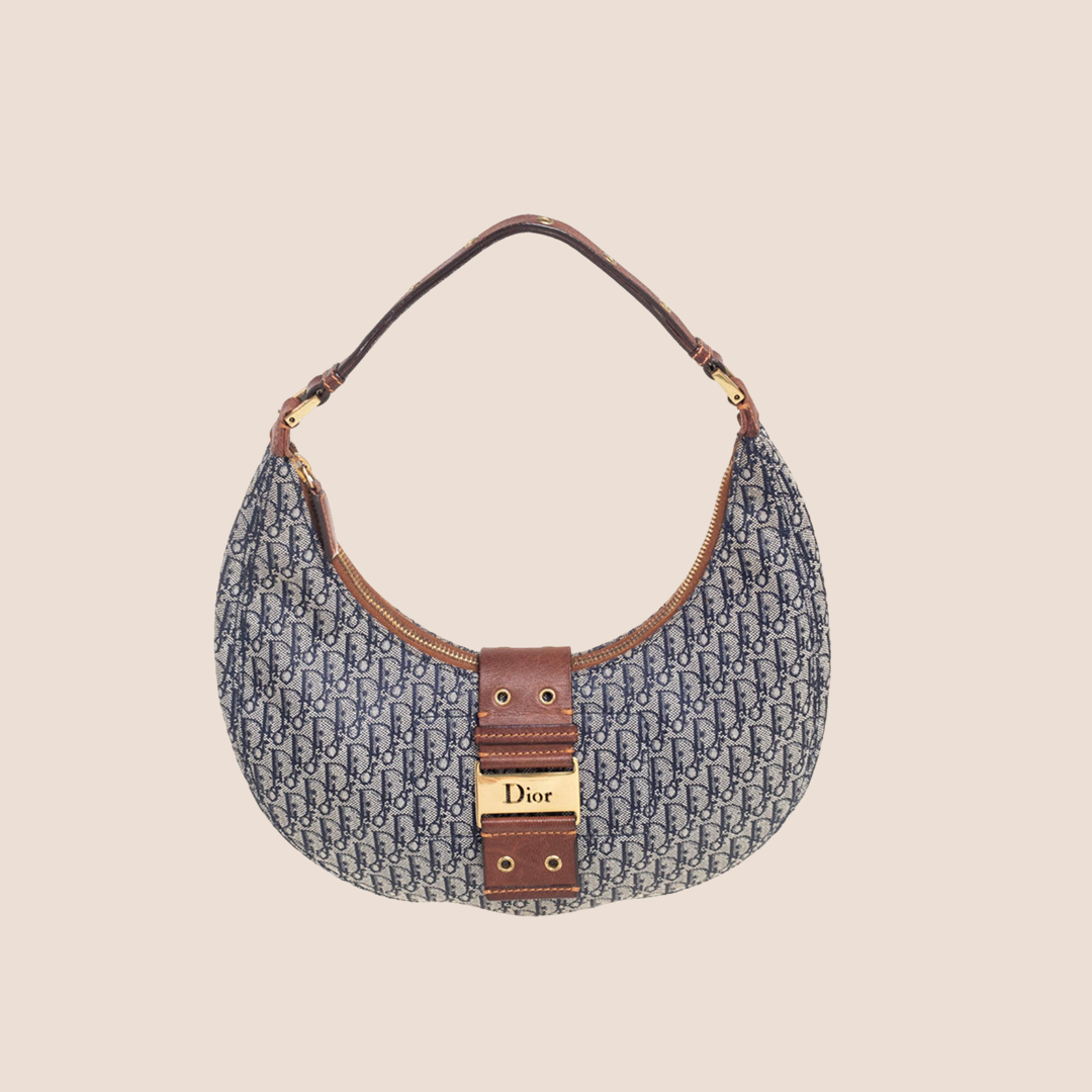 CHRISTIAN DIOR STREET CHIC HALF MOON HOBO BAG