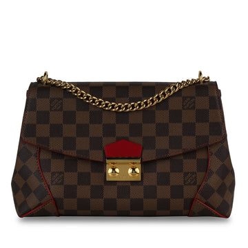 Louis Vuitton Caissa Clutch Cerise Damier Ebene