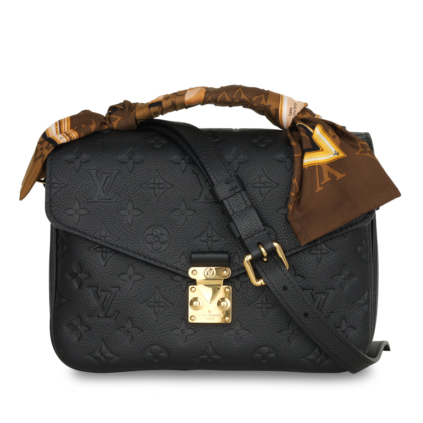 Louis Vuitton Pochette Métis Black Empreinte