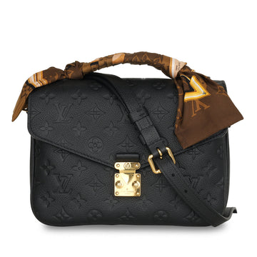 Louis Vuitton Pochette Métis Black Empreinte