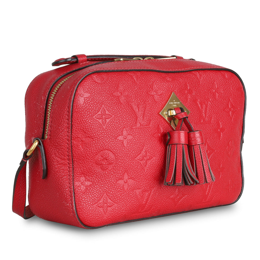 Louis Vuitton Saintonge Crossbody Red Empreinte