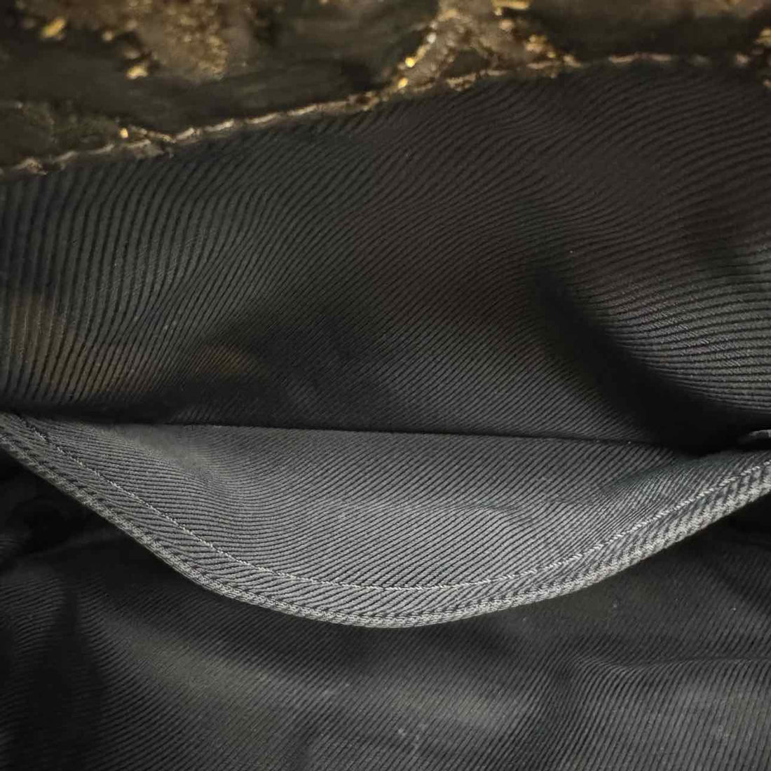 LOUIS VUITTON Monogram Lurex Jacquard Altair Clutch Bronze (Pre-Owned)